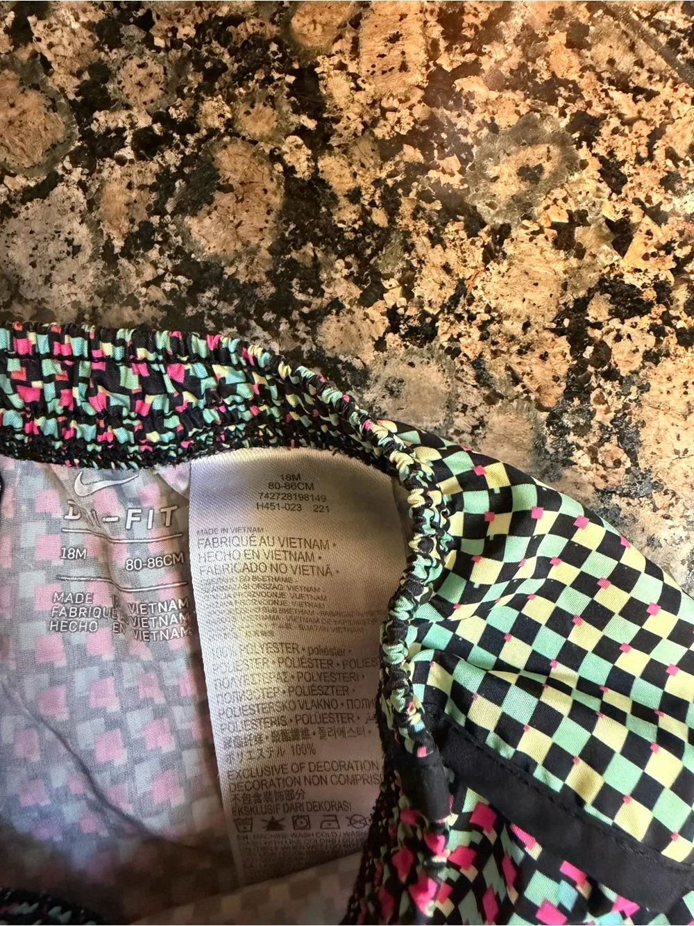 Nike Toddlers  Multicolor Patterned Athletic Shorts